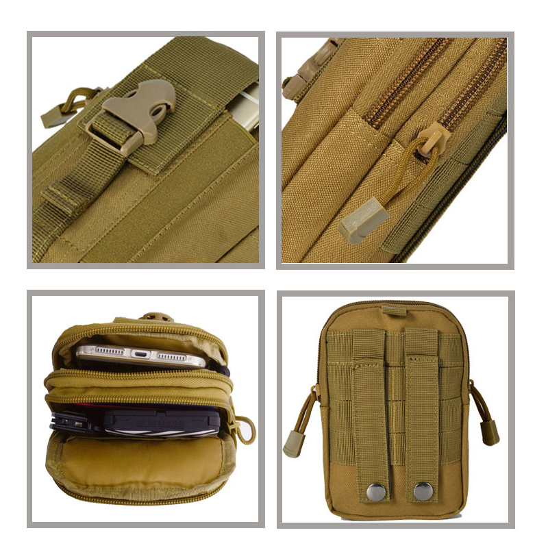 Tactical Molle Pouch Belt Wais - đánh giá và giá Mountain Biking Waist Pack