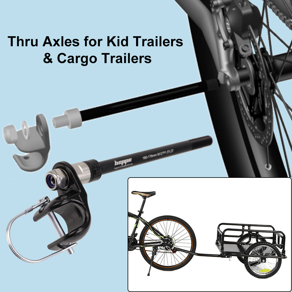 HEPPE Bicycle Trailer Thru Axl - đánh giá và giá Mountain Biking Kids