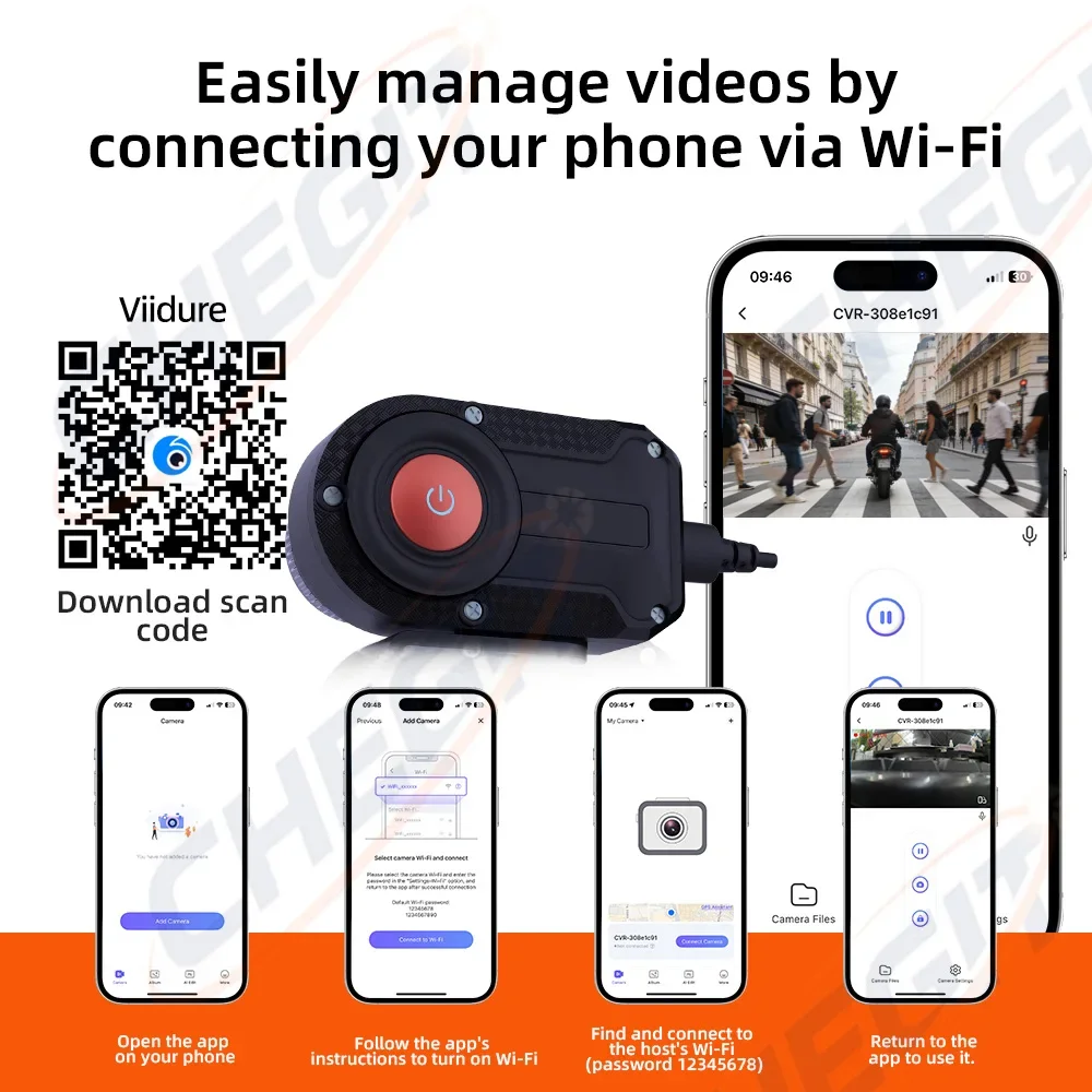 Motorcycle DVR 2K HD WiFi With - đánh giá và giá Mountain Biking Images